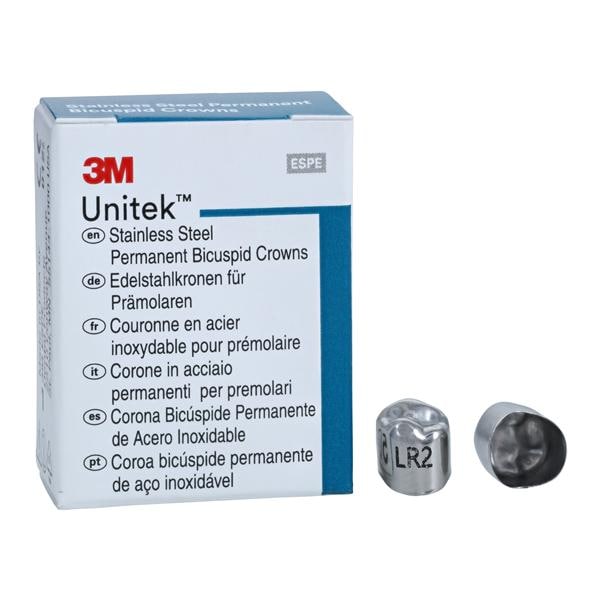 3M™ Unitek™ Crowns Size 2 2nd Perm LRB Replacement Crowns 5/Bx
