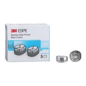 3M™ Crowns Size ELL3 2nd Primary Lower Left Molar Replacement 5/Bx
