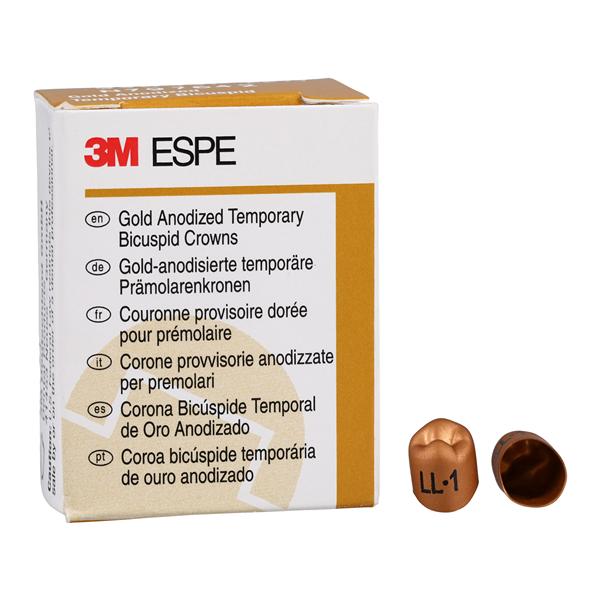 3M™ Unitek™ Crowns Size 1 1st Lower Left Bicuspid Replacement Crowns 5/Bx