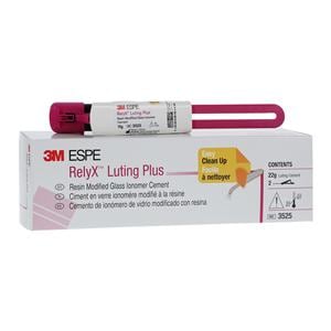 3M RelyX Luting Plus Rsn Mod Gls Inmr Clicker Dispenser Cement Wt 11 Gm Rfl 2/Pk