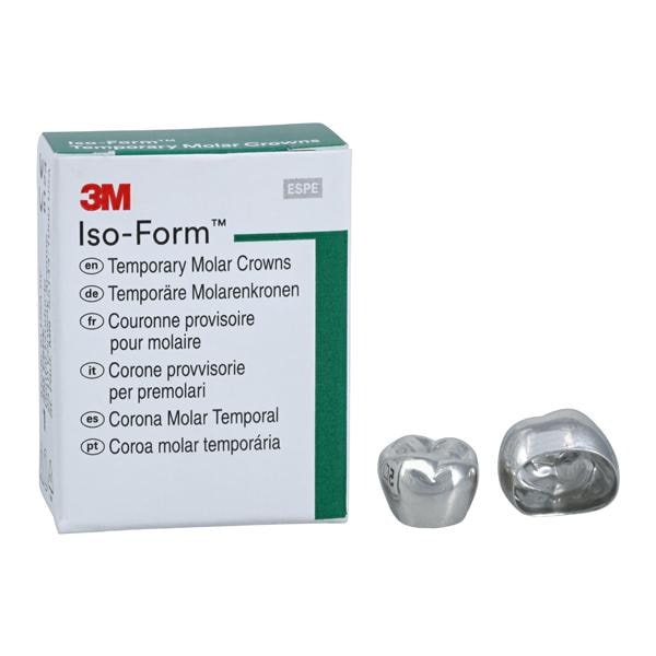 3M™ Iso-Form™ Temporary Crowns Size U75 2nd UL Mol Replacement Crowns 5/Bx
