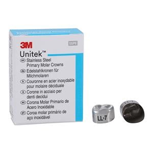 3M™ Unitek™ Crowns Size 7 1st Primary Lower Left Molar Replacement Crowns 5/Bx