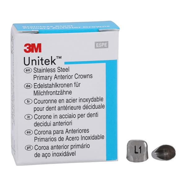 3M™ Unitek™ Crowns Size 1UL Primary Anterior Upper Left Central Refill 5/Bx