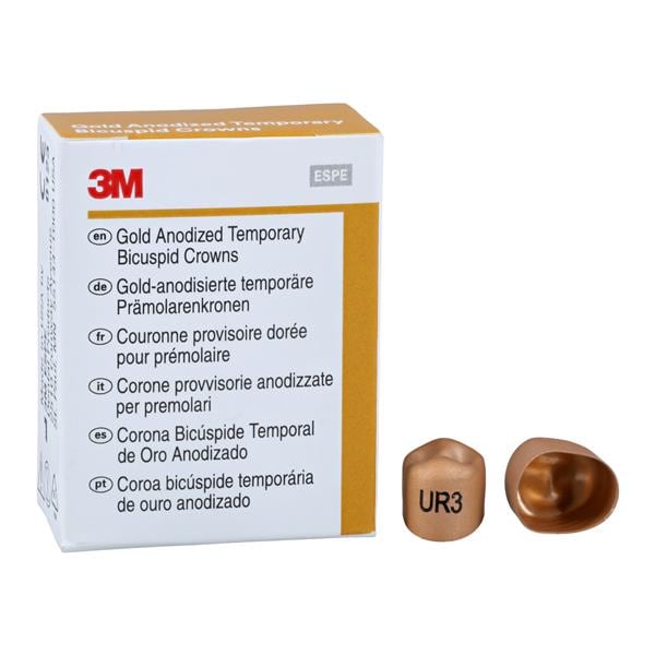 3M™ Unitek™ Crowns Size 3 1st Upper Right Bicuspid Replacement Crowns 5/Bx