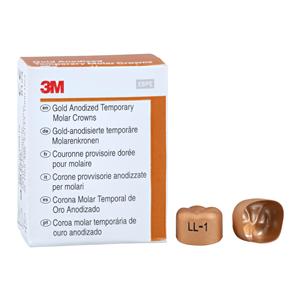 3M™ Unitek™ Crowns Size 1 1st Lower Left Molar Replacement Crowns 5/Bx