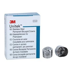 3M™ Unitek™ Crowns Size 6 2nd Perm LLB Replacement Crowns 5/Bx