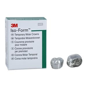 3M™ Iso-Form™ Temporary Crowns Size U72 2nd UR Mol Replacement Crowns 5/Bx