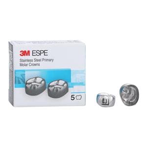 3M™ Crowns Size EUR3 2nd Primary Upper Right Molar Replacement 5/Bx
