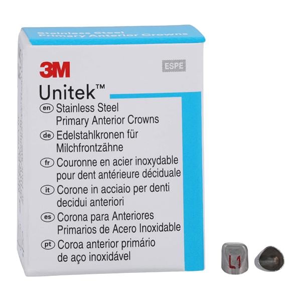 3M™ Unitek™ Crowns Size 1UL Primary Anterior Upper Left Lateral Refill 5/Bx