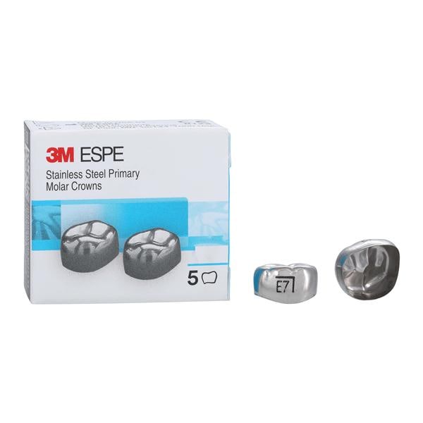 3M™ Crowns Size ELR7 2nd Primary Lower Right Molar Replacement 5/Bx