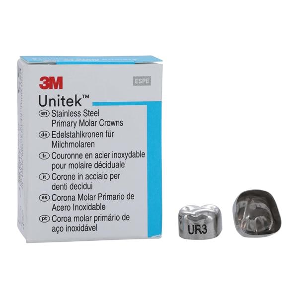 3M™ Unitek™ Crowns Size 3 2nd Primary Upper Right Molar Replacement Crowns 5/Bx