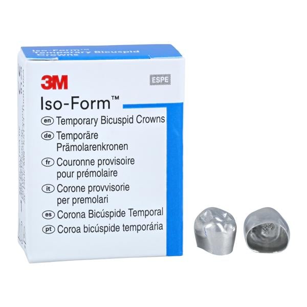 3M™ Iso-Form™ Temporary Crowns Size L54 2nd LRB Replacement Crowns 5/Bx