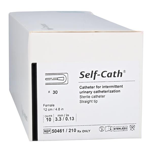 Self-Cath Intermittent Catheter Straight Tip PVC/Siliconized Surface 10Fr