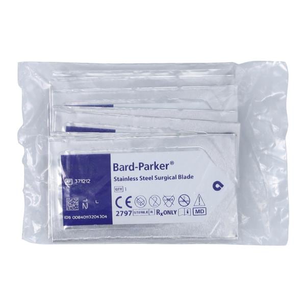 Bard-Parker Stainless Steel Sterile Surgical Blade #12 Disposable 10/Pk
