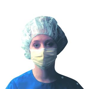 SoftWear Isolation Mask ASTM Level 2 Yellow 50/Bx, 10 BX/CA