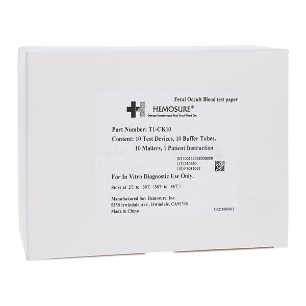 Hemosure iFOB Complete Test Kit CLIA Waived 10/Bx