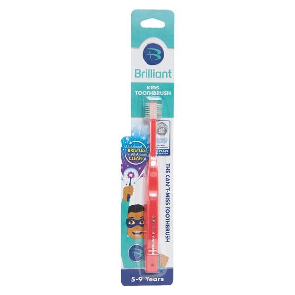 Baby Buddy Brilliant Toothbrush Red 2-5 Years Ultra Soft Ea