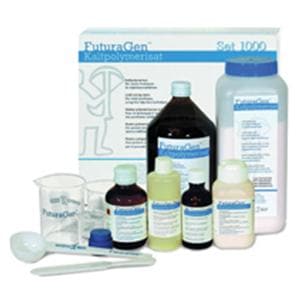 Futuragen Denture Resin Acrylic Polymer Cold Cure Clear 500Gm/Bx