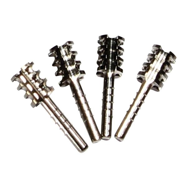 Radix Anchor Posts Titanium Refill Size 1 Parallel Sided Yellow 12/Pk