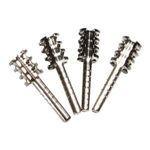 Radix Anchor Posts Titanium Size 2 Parallel Sided Red 12/Pk