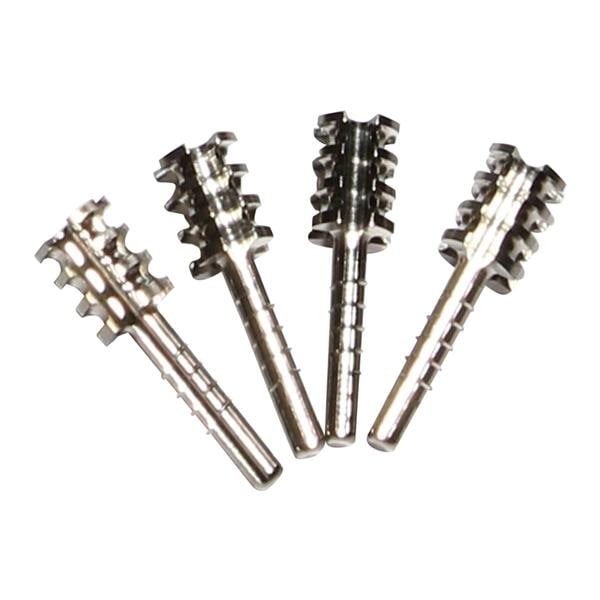 Radix Anchor Posts Titanium Size 2 Parallel Sided Red 12/Pk