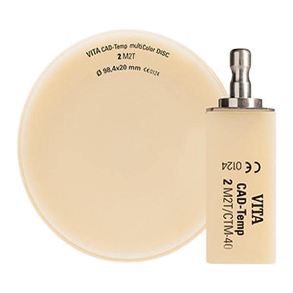 VITA CAD-TEMP monoColor Milling Blocks CT-40 0M1T For Universal 10/Pk