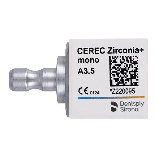 CEREC Zirconia+ Milling Blocks Translucent Mono A3.5 For CEREC 3/Bx