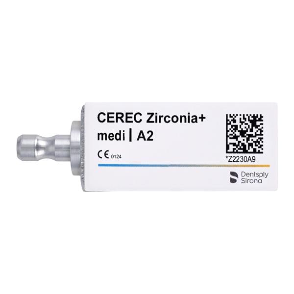 CEREC Zirconia+ Milling Blocks Translucent Medi A2 For CEREC 3/Bx