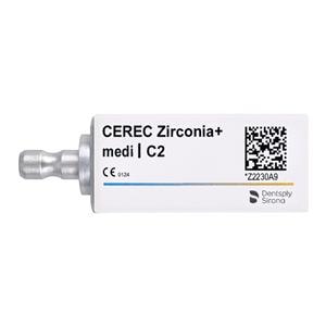 CEREC Zirconia+ Milling Blocks Translucent Medi C2 For CEREC 3/Bx