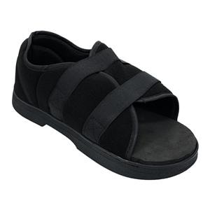 Softie Post-Op Shoe Poly-Cotton Blend/Tricot Foam Black Medium Men 8.5-10