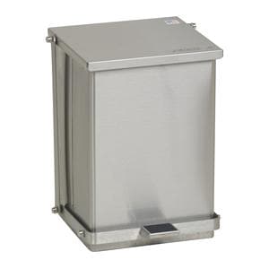 Trash Cn Sm Full-Width Hng Lid Slf-Clsng w/ Biohzd/Infcts Wste Adhsv Labels 1/Ea