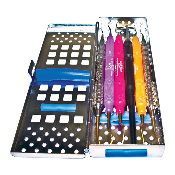 Instrument Cassette Stainless Steel Silver 7 Instruments Ea