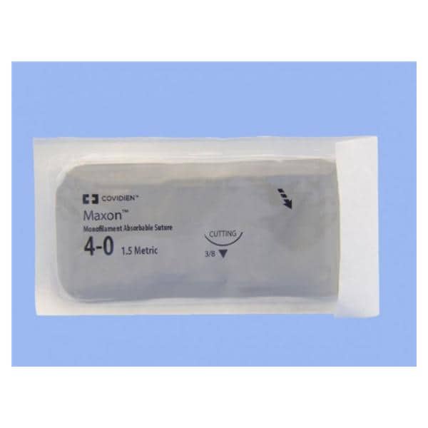 Maxon Suture 4-0 30" Polyglyconate Copolymer Monofilament C-14 Clear 36/Ca