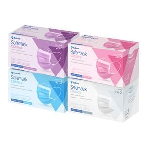 SafeMask Face Mask ASTM Level 3 White Adult 50/Bx