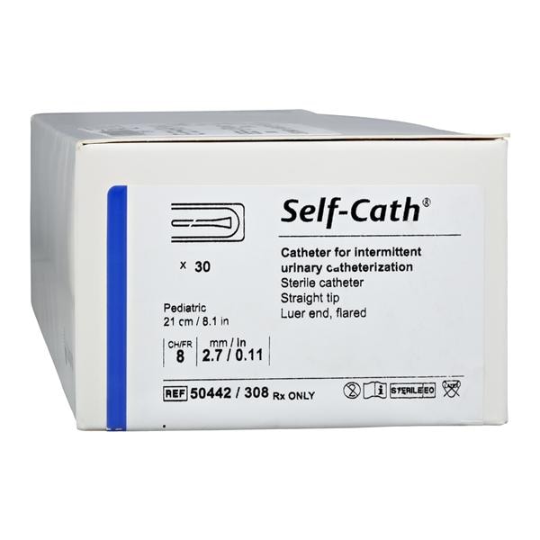 Self-Cath Intermittent Catheter Straight Tip PVC/Siliconized Surface 8Fr