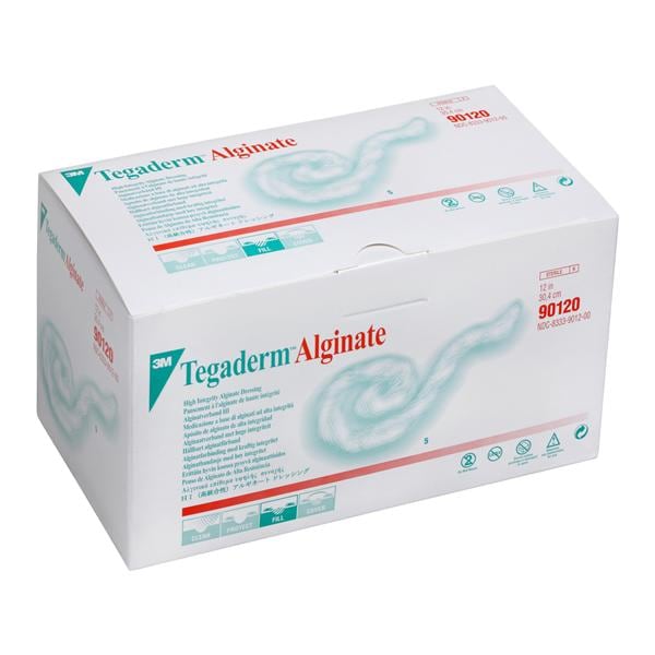 Tegaderm Calcium Alginate Rope Dressing 12" Sterile Rope Absorbent