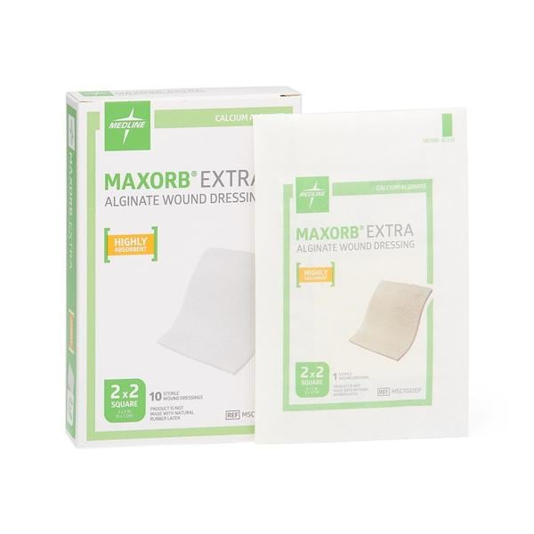 Maxorb Extra Alginate Dressing 2x2" CMC
