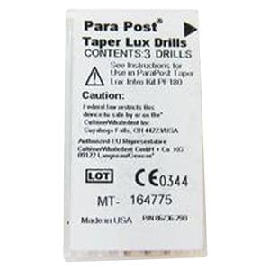 ParaPost TaperLux Post Drill 5 0.05 in Red/Black 3/Pk