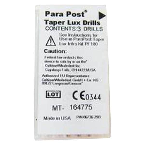 ParaPost TaperLux Post Drill 5 0.05 in Red/Black 3/Pk