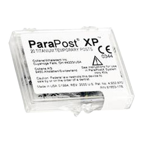 ParaPost XP Temporary Posts Titanium 6 0.06 in Black Pk