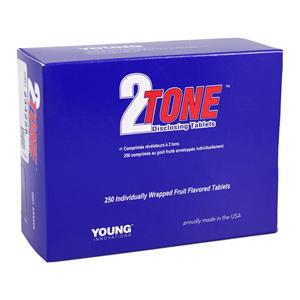 2-Tone Disclosing Tablets Blue Violet 250/Pk