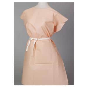 Patient Gown 30x42 Pch Medium / Large Tissue / Poly / Tissue Disposable 50/Ca