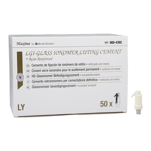 Maxima LGI Resin Glass Ionomer Cement Neutral 50/Bx
