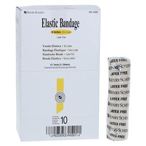 Stretch Bandage Elastic 6"x4.5yd Tan Non-Sterile 10/Bx