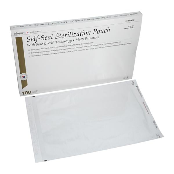 Maxima Sterilization Pouch 12 in x 18 in 100/Bx