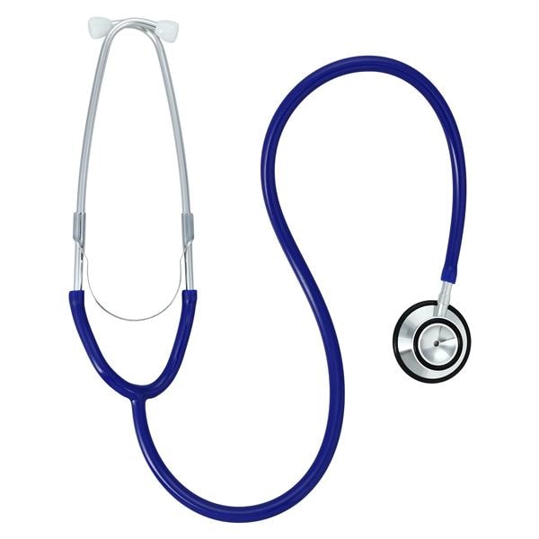 Henry Schein Proscope Essentials Clncn Stethoscope Rsbl Adlt Ryl Bl PVC Tb Ea