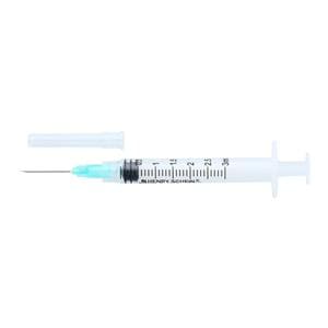 Hypodermic Syringe/Needle 23gx1" 3cc Conventional No Dead Space 50/Pk