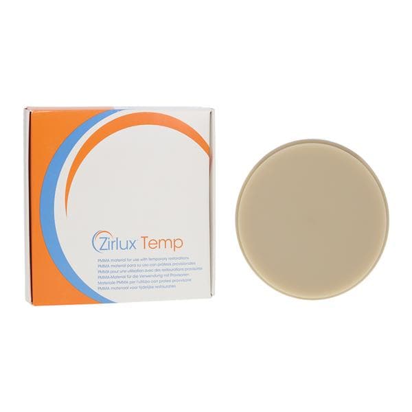 Zirlux Temp PMMA Disc C2 98x18mm Ea
