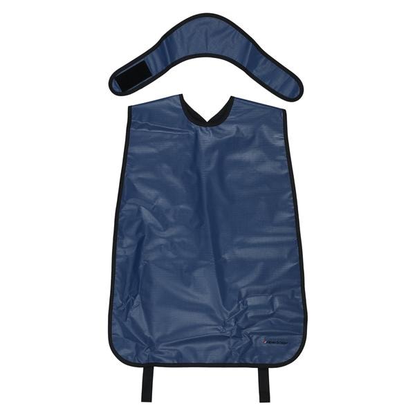 Maxi-Gard Lead-Free X-Ray Apron Adult Blue Without Collar Ea
