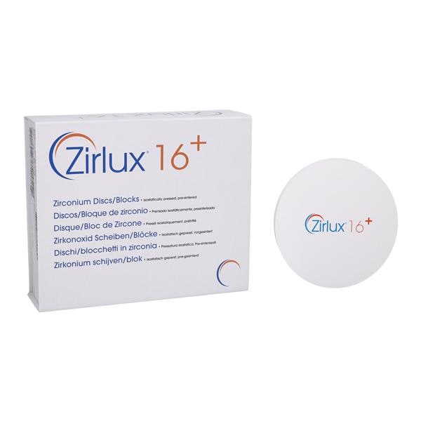 Zirlux 16+ Zirconia Disc A1 98x10mm Ea